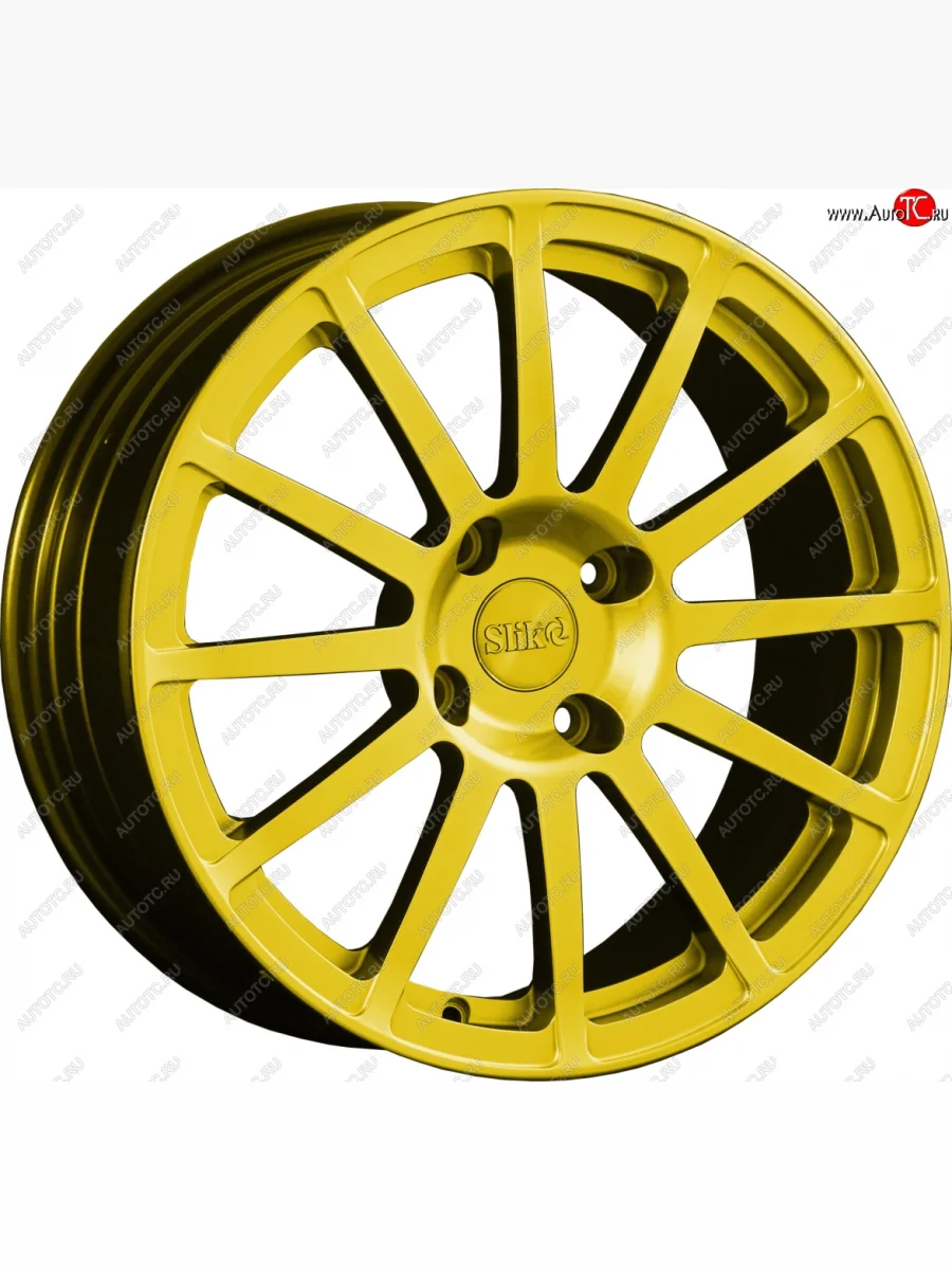 Кованый диск Slik classik R17x7.5 Ярко желтый RAL 1021 (YELLOW) 7.5x17 CITROEN DS5 PF2 хэтчбэк (2011-2015) 4x108.0xDIA65.1xET32.0 (Цвет: YELLOW)