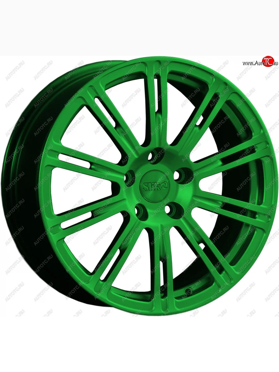 Кованый диск Slik classik R17x7.5 Зеленый (GREEN) 7.5x17   (Цвет: GREEN)  в Самаре Самарской области