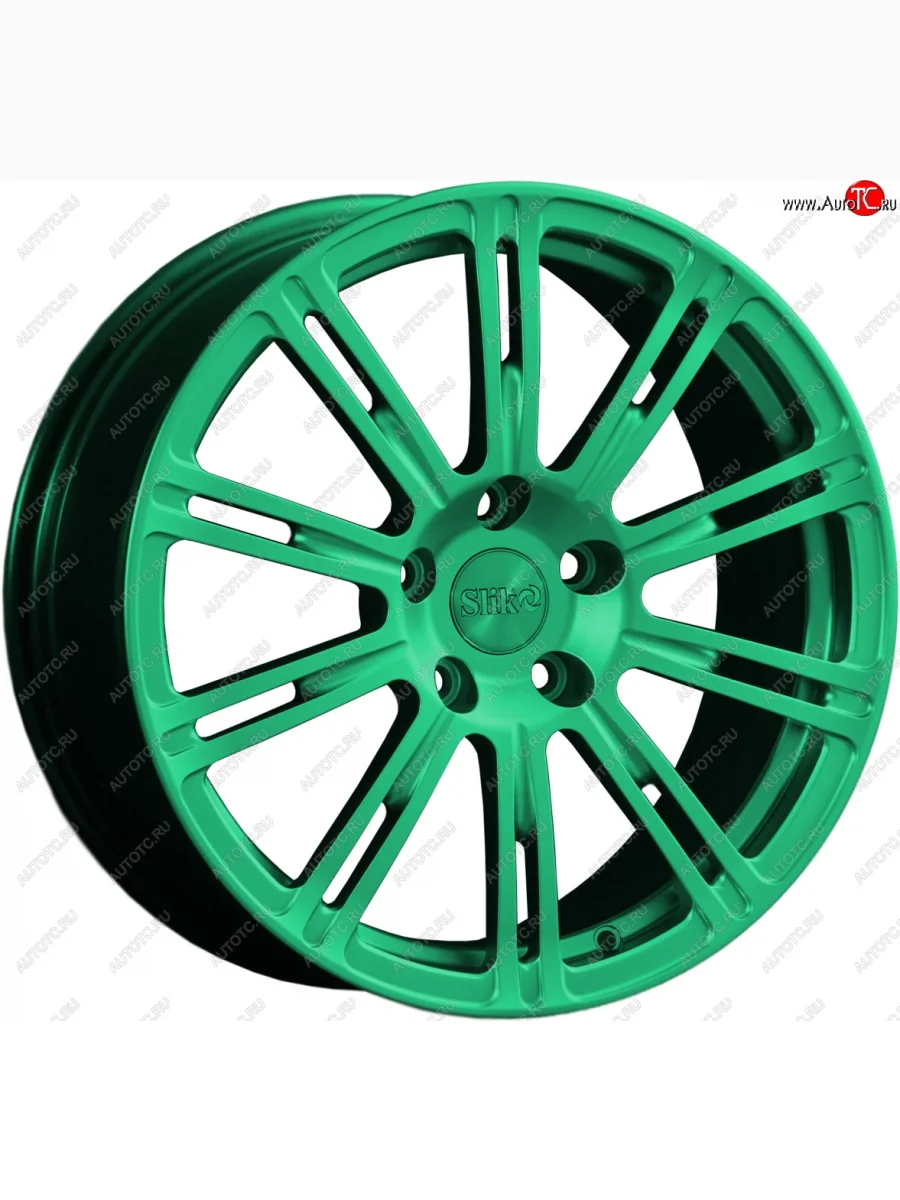 Кованый диск Slik classik R17x7.5 Candy Green изумрудно-зеленый 7.5x17   (Цвет: Candy Green изумрудно-зеленый 7.5x17)  в Самаре Самарской области