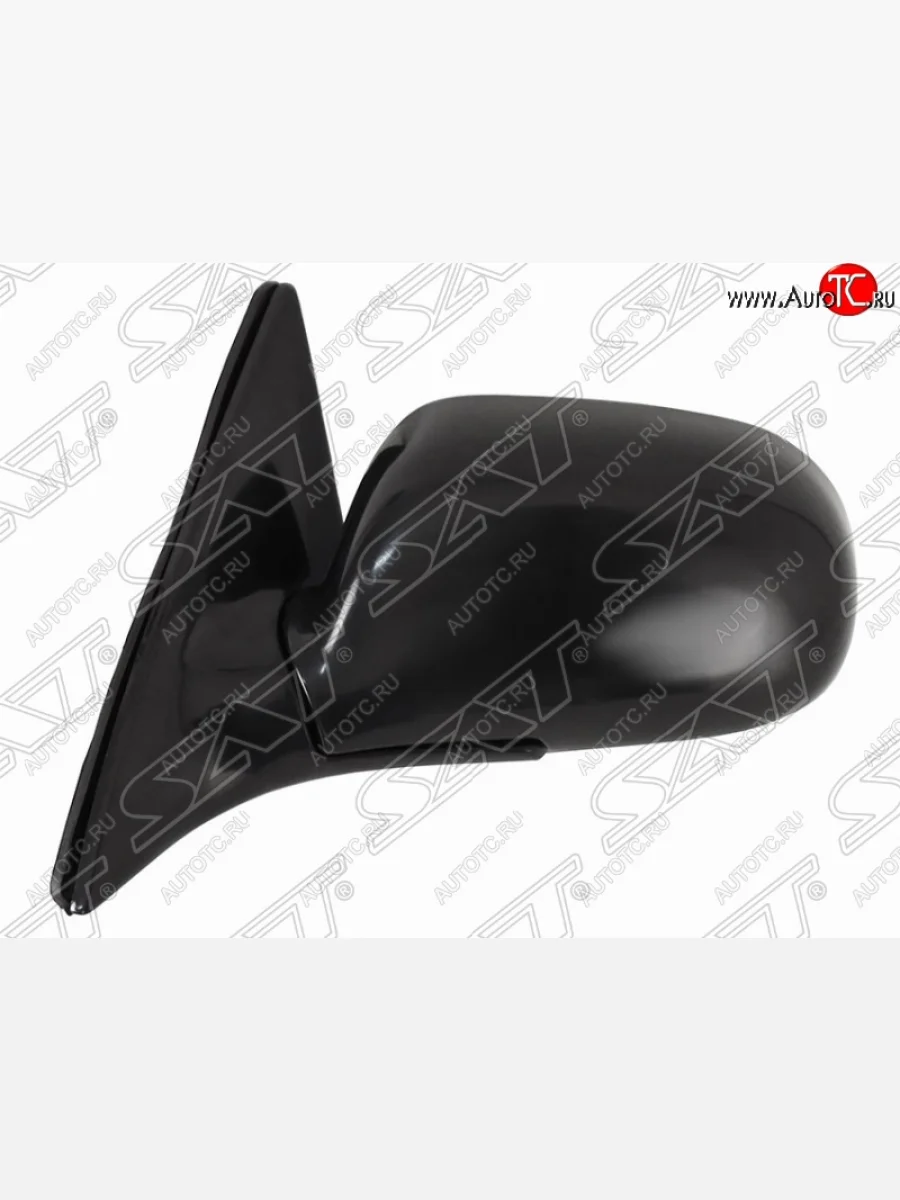 Левое боковое зеркало заднего вида (3 конт.) SAT Toyota Caldina T190 дорестайлинг универсал (1992-1995) (Неокрашенное)  в Самаре Самарской области