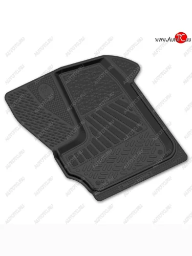 Комплект ковриков в салон Rezkon (резиновые) ГАЗ ГАЗон Next (2014-2025)