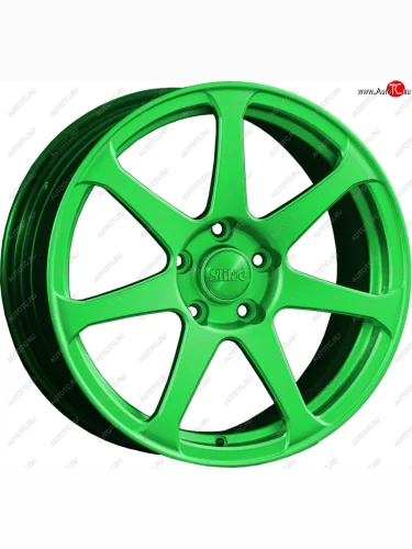 Кованый диск Slik classik R17x7.5 RAL 6038 ярко зеленый (6038) 7.5x17 (Цвет: 6038) 