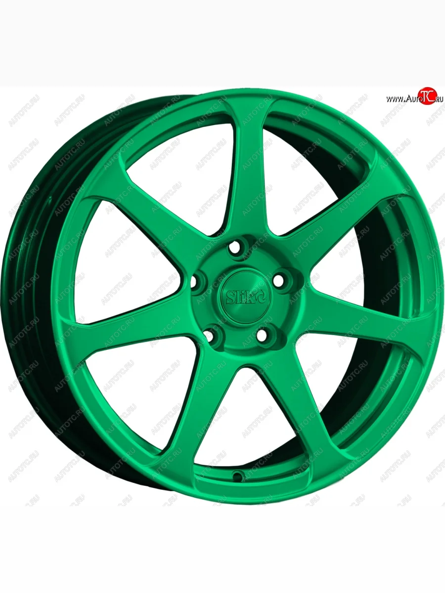 Кованый диск Slik classik R17x7.5 Candy Green изумрудно-зеленый 7.5x17   (Цвет: Candy Green изумрудно-зеленый 7.5x17)  в Самаре Самарской области