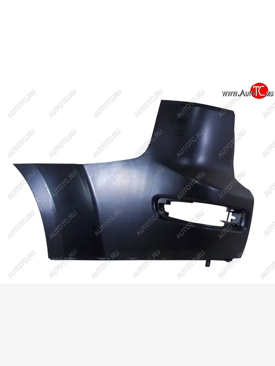 Левый клык заднего бампера SAT Mitsubishi Outlander XL (CW)  рестайлинг (2010-2013) (Неокрашенный)  с доставкой в г. Керчь