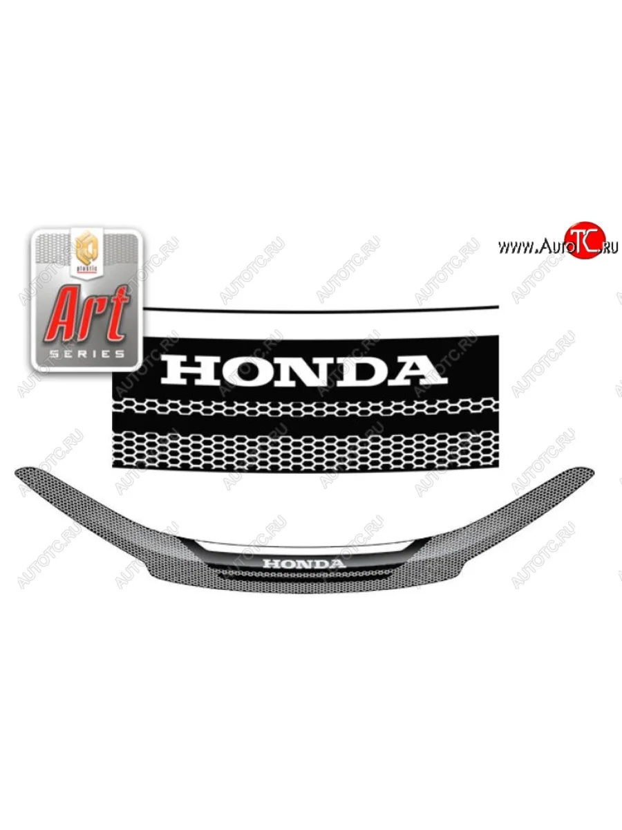 Дефлектор капота CA-Plastiс Honda CR-V RM1,RM3,RM4 дорестайлинг (2012-2015) (Серия Art черная)  в Керчи Республика Крым