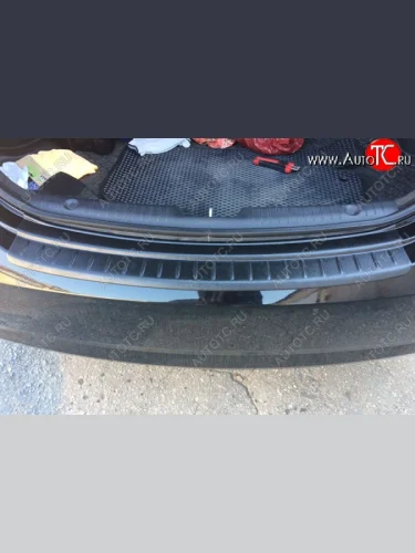 Защитная накладка заднего бампера Тюн-Авто Hyundai Solaris RBr седан рестайлинг (2014-2017)