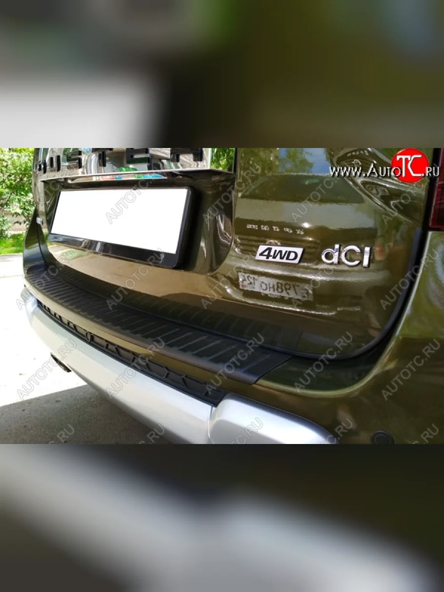 Защитная накладка заднего бампера Тюн-Авто Renault Duster HS дорестайлинг (2010-2015)  с доставкой в г. Керчь