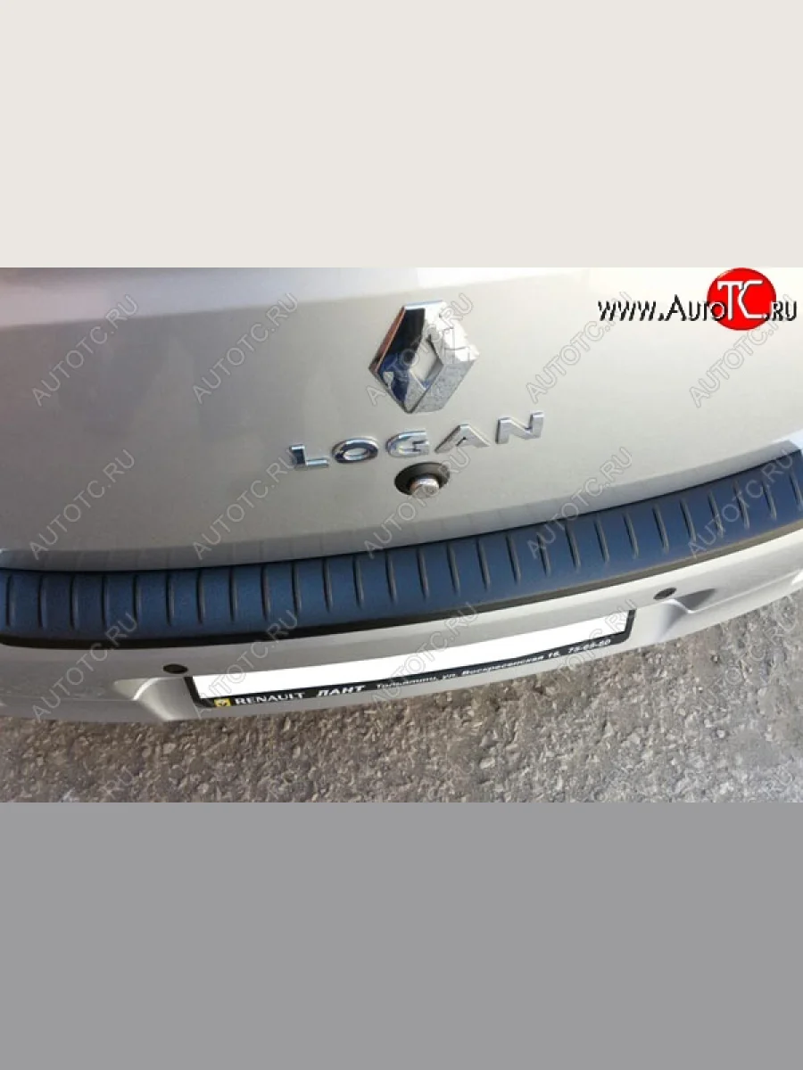 Защитная накладка заднего бампера Тюн-Авто Renault Logan 2 дорестайлинг (2014-2018)  в Керчи Республика Крым
