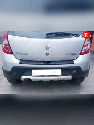 Защитная накладка заднего бампера Тюн-Авто Renault Sandero Stepway  1 (2010-2014)