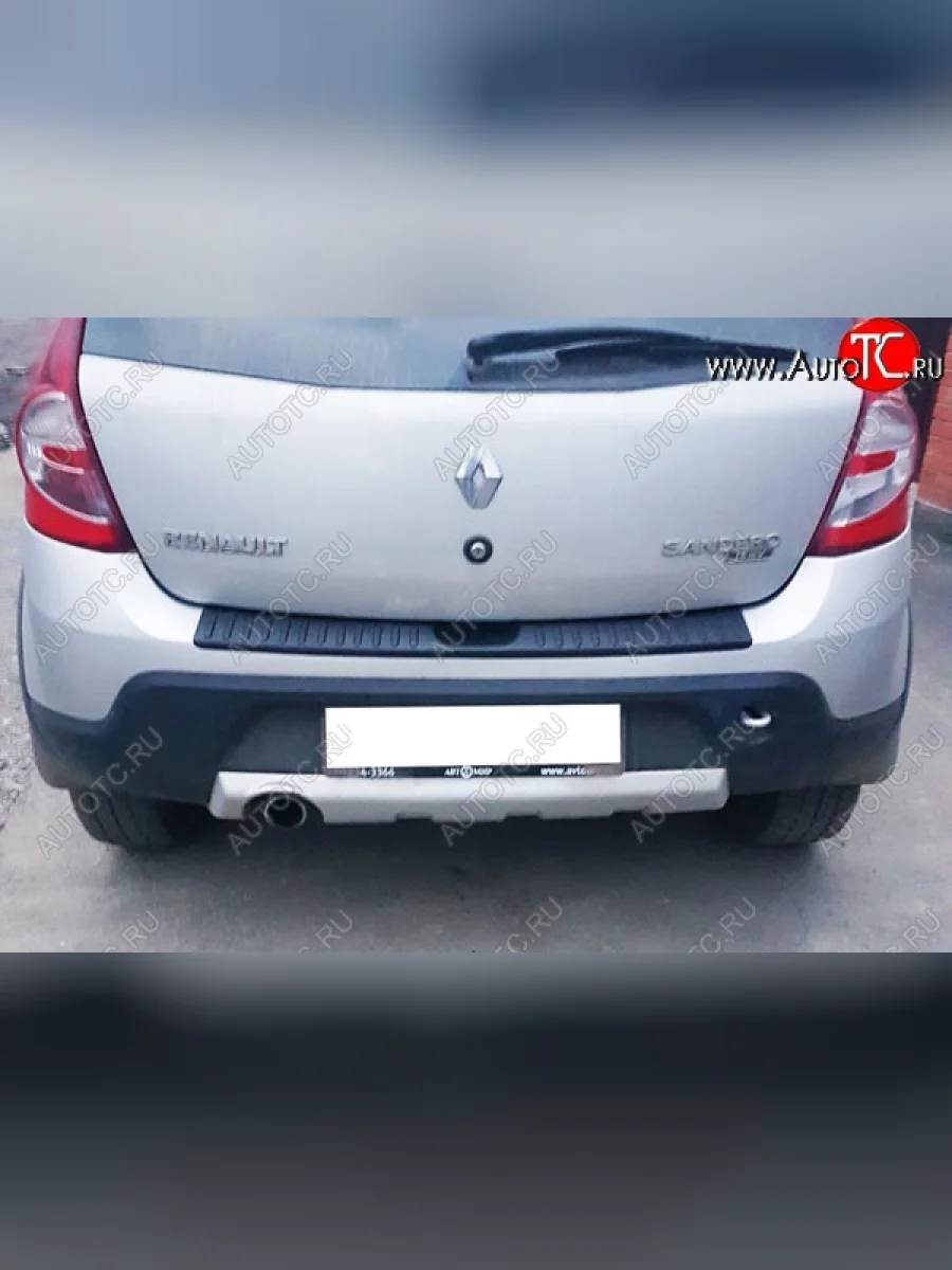 Защитная накладка заднего бампера Тюн-Авто  Renault Sandero Stepway (2010-2014) 1  в Самаре Самарской области