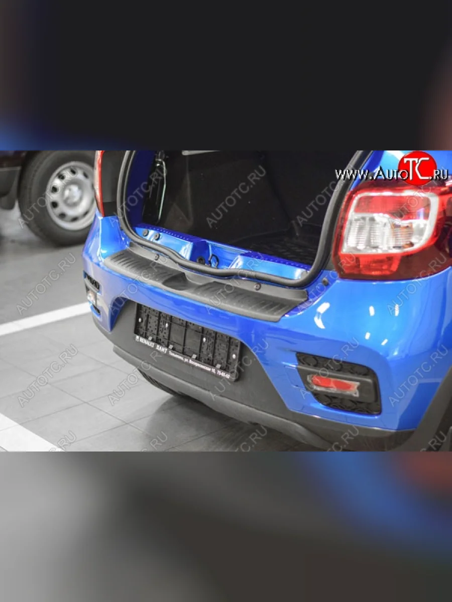 Защитная накладка заднего бампера Тюн-Авто  Renault Sandero Stepway (2014-2018) 2  в Самаре Самарской области