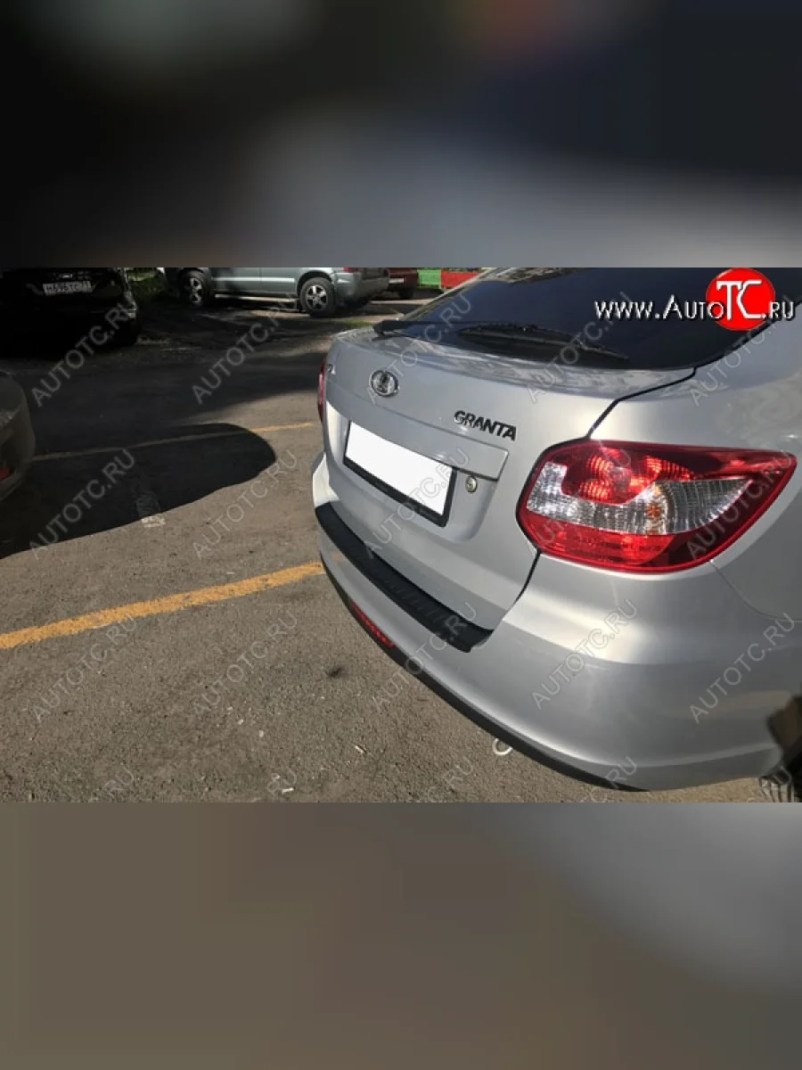 Защитная накладка заднего бампера Тюн-Авто Лада ВАЗ Гранта 1 2191 лифтбэк дорестайлинг  (2011-2013)  в Самаре Самарской области