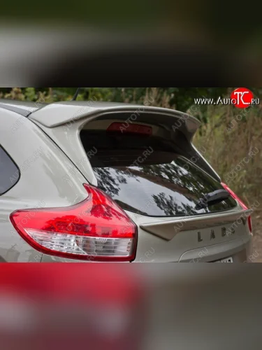 Спойлер верхний Артформ Чистое стекло (Окрашенный) Лада ВАЗ XRAY (2016-2022)