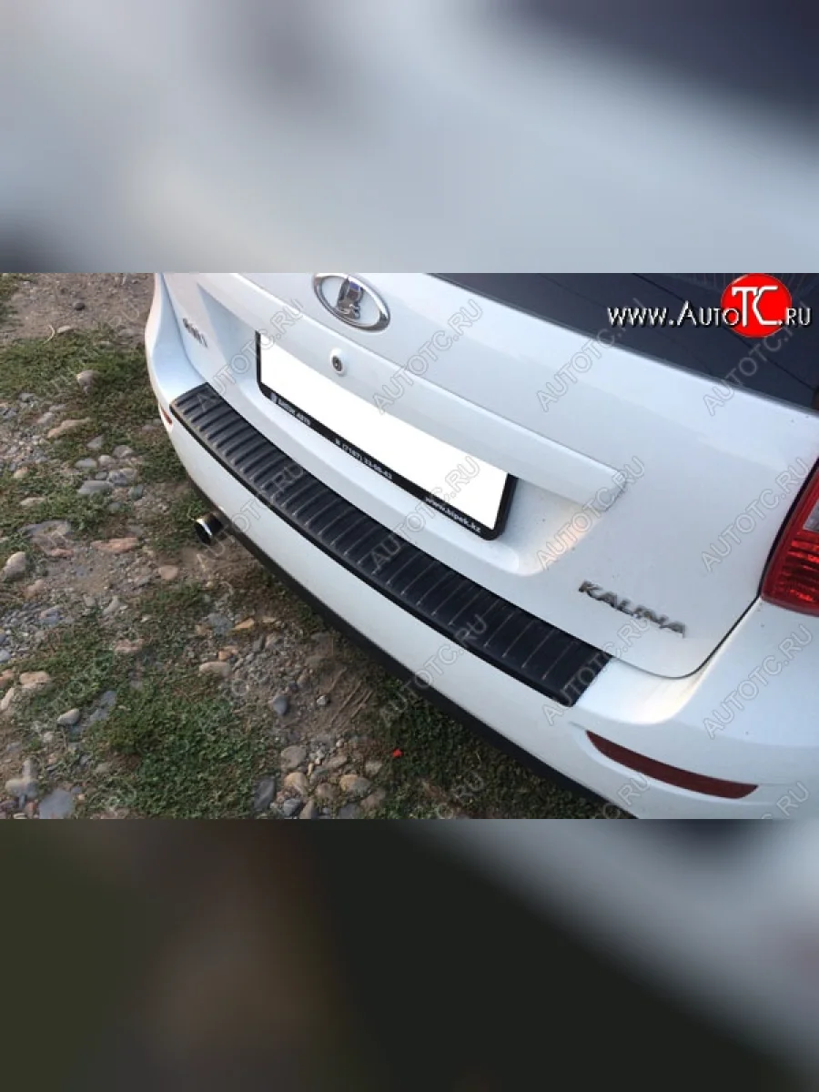 Защитная накладка заднего бампера Тюн-Авто  Лада ВАЗ  Калина  2192, Калина Спорт  2192  в Самаре Самарской области