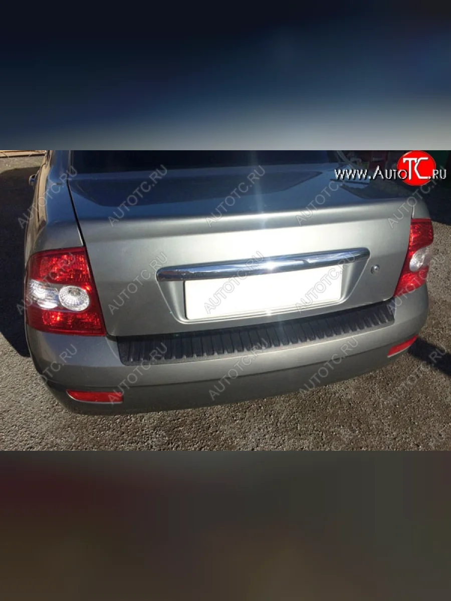 Защитная накладка заднего бампера Тюн-Авто Лада ВАЗ Приора 2170 седан дорестайлинг (2007-2014)  в Перми Пермском крае