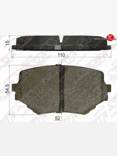 Колодки тормозные (передние) SAT Suzuki Grand Vitara FTB03 3 двери (1997-2005)