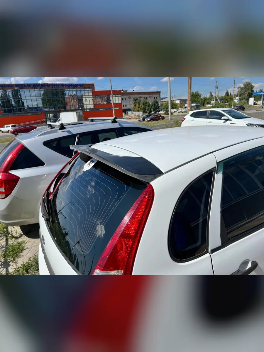 Спойлер Актив Лада ВАЗ Калина 2192 хэтчбек (2013-2018) (Неокрашенный)  в Перми Пермском крае