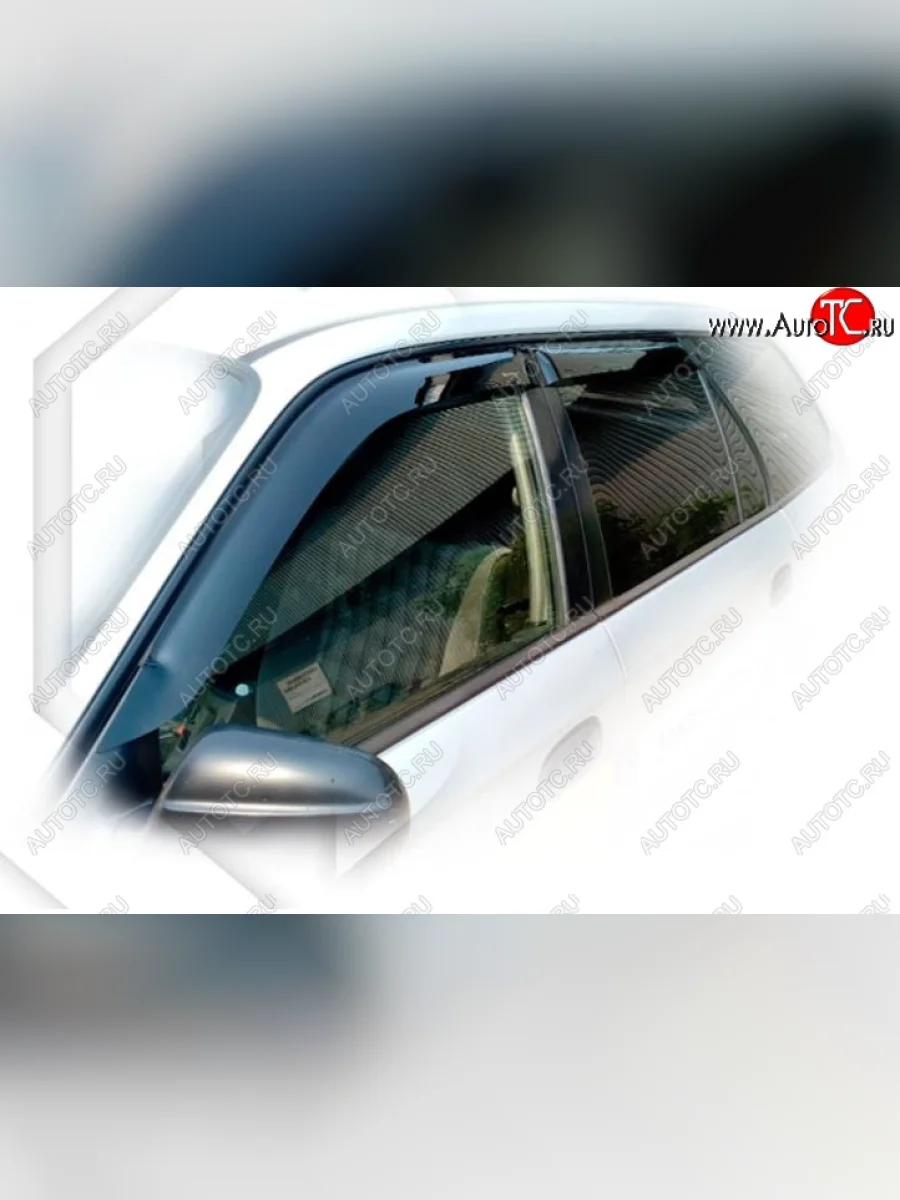 Дефлектора окон EL1 CA-Plastiс exclusive  Honda partner (1996-2005) (Classic полупрозрачный, Без хром.молдинга)  в Керчи Республика Крым