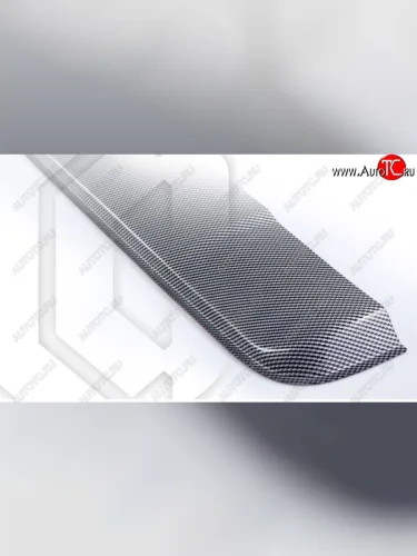 Универсальный дефлектор люка CA-Plastiс (1040 мм) (Шелкография карбон-серебро) Seat Toledo Mk1 седан (1991-1999)