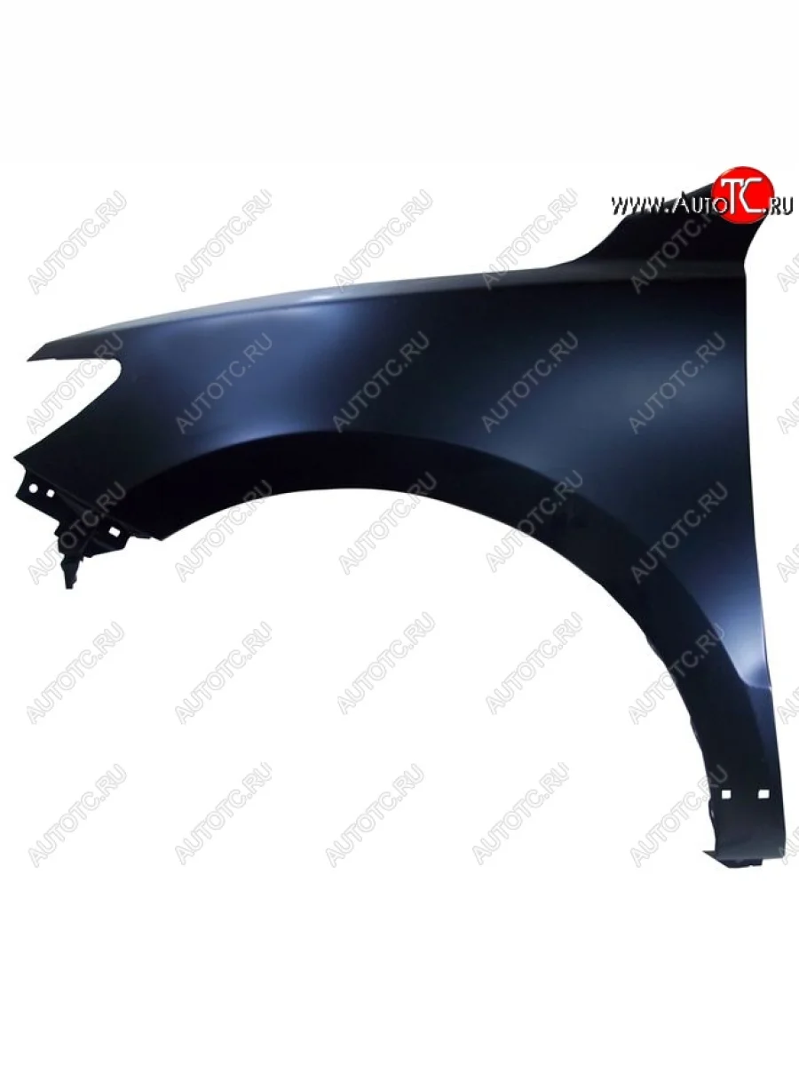 Левое переднее крыло SAT (Тайвань)  Hyundai Santa Fe (2006-2009) CM (Неокрашенное)  в Самаре Самарской области