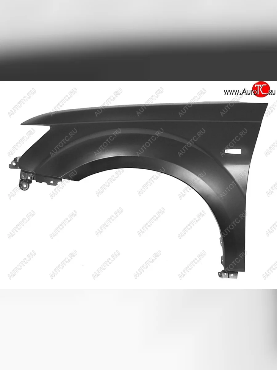 Левое переднее крыло SAT (с отв. под повторитель, пр-во Китай) Mitsubishi Outlander XL (CW)  дорестайлинг (2005-2009) (Неокрашенное)  в Перми Пермском крае