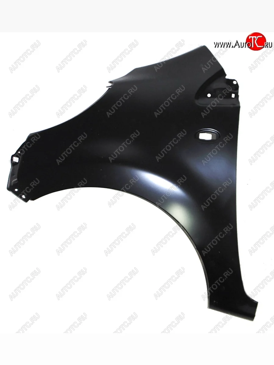 Левое переднее крыло (с отв. под повторитель) SAT Peugeot 107 PN хэтчбэк 3 дв. дорестайлинг (2005-2009) (Неокрашенное)  в Перми Пермском крае