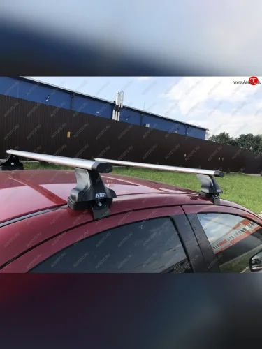 Багажник на крышу Inter (Алюминиевые поперечины Аэро, 130 см) Hyundai Creta  GS (2015-2021) дорестайлинг, рестайлинг