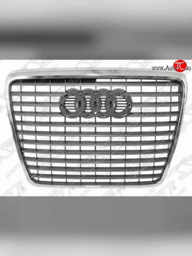 Решетка радиатора SAT (хром) Audi A6  C6 (2008-2010) рестайлинг, седан, рестайлинг, универсал