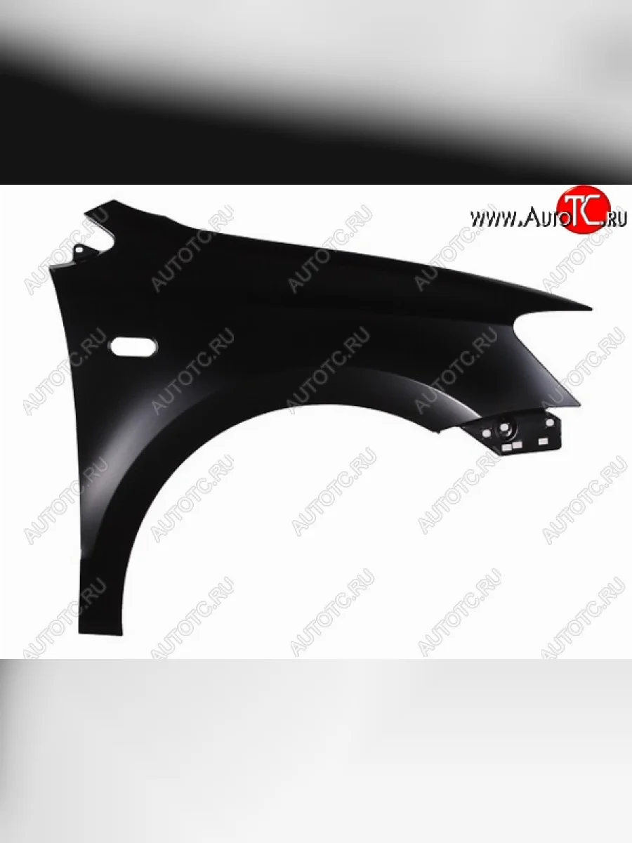 Правое переднее крыло (с отв. под повторитель) SAT Volkswagen Polo Mk5 6R,6C,61 седан дорестайлинг (2009-2015) (Неокрашенное)  в Самаре Самарской области