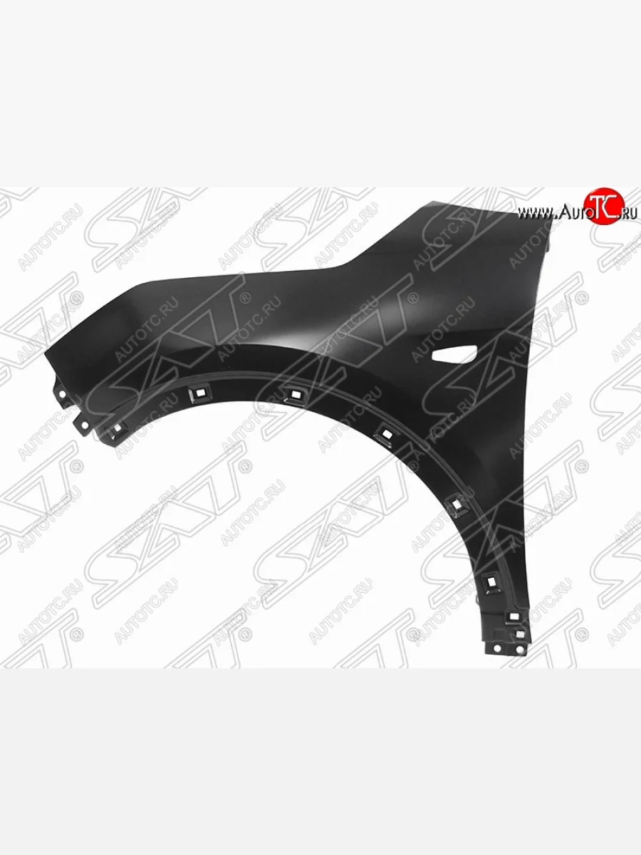 Левое переднее крыло SAT (с отв. под повторитель, пр-во Тайвань) Hyundai Creta GS дорестайлинг (2015-2019) (Неокрашенное)  в Керчи Республика Крым