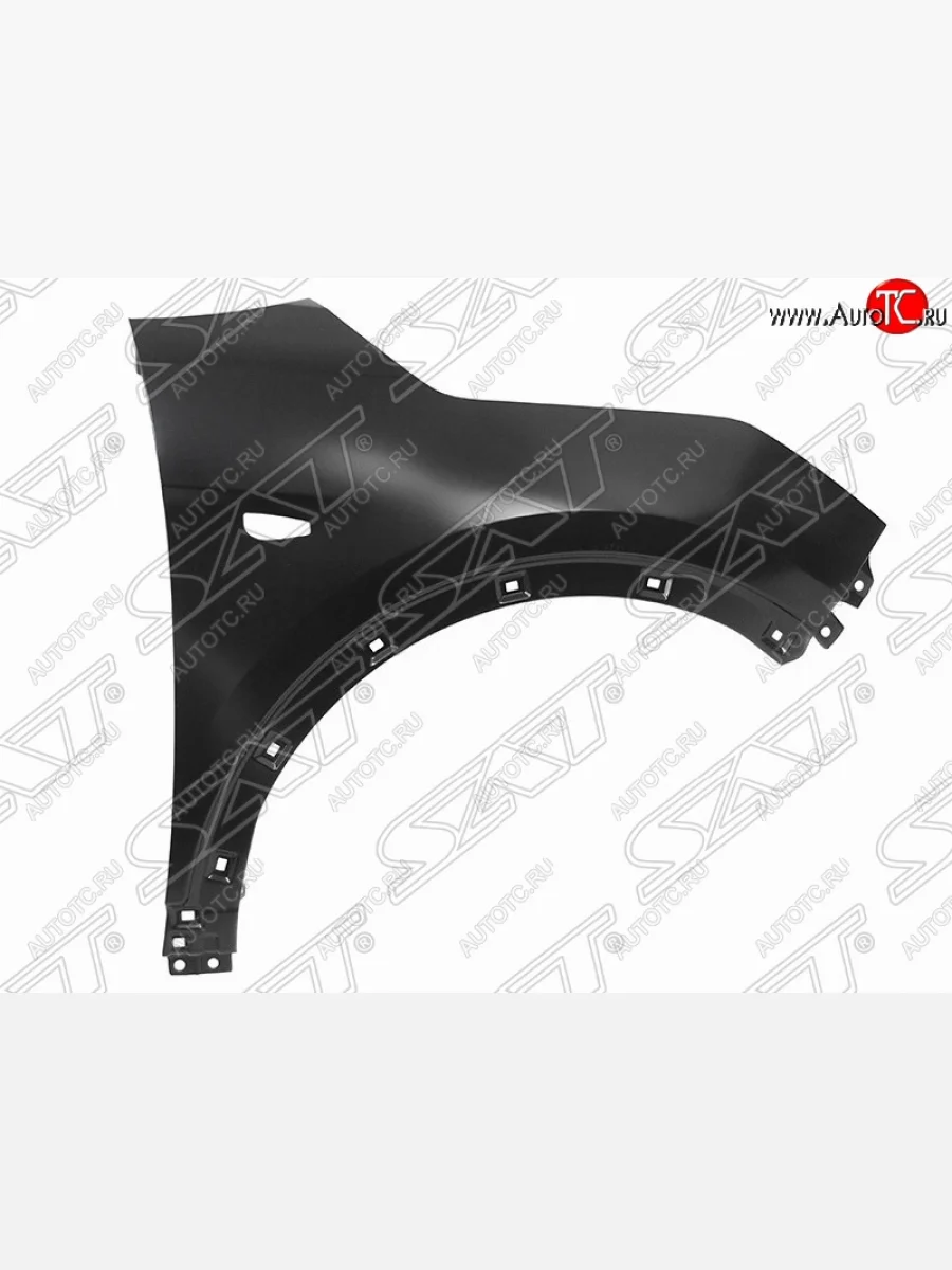 Правое переднее крыло SAT (с отв. под повторитель, пр-во Тайвань) Hyundai Creta GS дорестайлинг (2015-2019) (Неокрашенное)  в Керчи Республика Крым