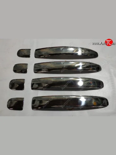 Хромированые накладки на ручки дверей CrTuning Лада ВАЗ Веста NG SW 2181 универсал рестайлинг (2022-2025)