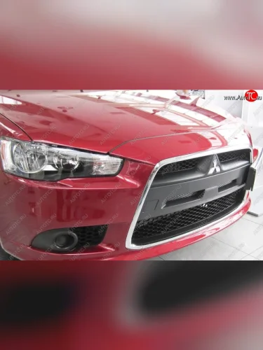 Воздуховоды радиатора в передний бампер Квадрат Mitsubishi Lancer  10 CY (2011-2017) седан рестайлинг, хэтчбек 5 дв рестайлинг