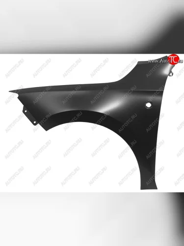 Левое переднее крыло (с отв. под повторитель) SAT Skoda Rapid NH1 хэтчбэк дорестайлинг (2012-2017)