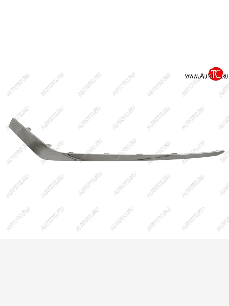 Левый молдинг на передний бампер SAT (хром) Hyundai Sonata LF рестайлинг (2017-2019)  в Перми Пермском крае