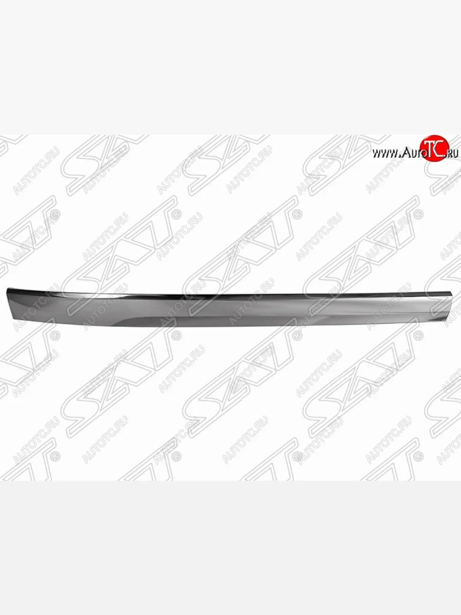 Правый молдинг переднего бампера (хром) SAT Volkswagen Touareg 2 NF рестайлинг (2014-2018)  в Воронеже Воронежской области