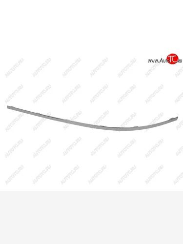 Левый молдинг заднего бампера SAT (хром) Audi Q7 4L рестайлинг (2009-2015)