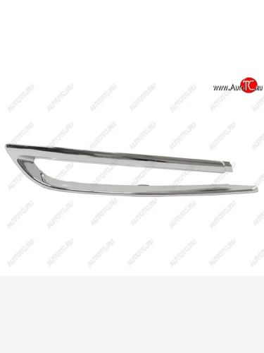 Левый молдинг заднего бампера SAT (хром) BMW 5 серия F11 рестайлинг, универсал (2013-2017)