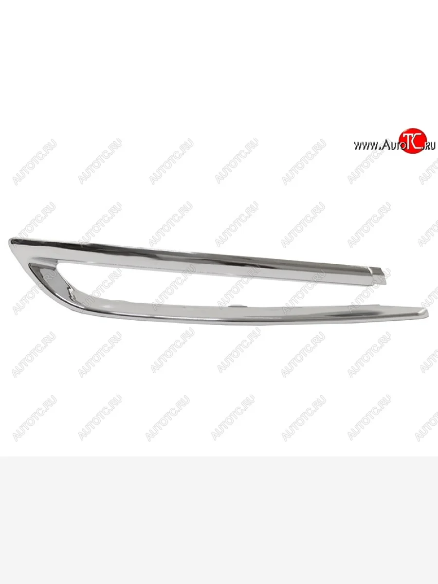 Левый молдинг заднего бампера SAT (хром) BMW 5 серия F11 рестайлинг, универсал (2013-2017)  в Керчи Республика Крым