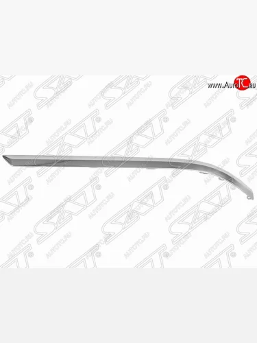 Правый молдинг заднего бампера (хром) SAT Volkswagen Passat B7 седан (2010-2015)