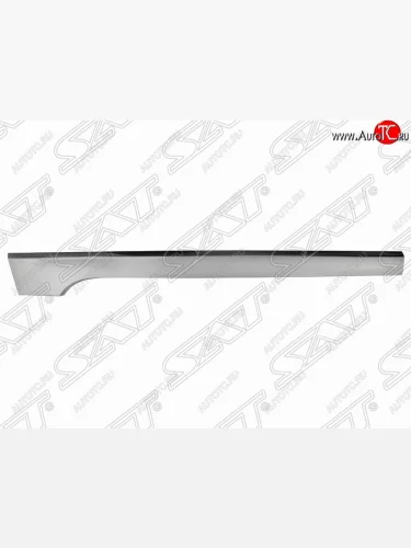 Левый молдинг заднего бампера (хром) SAT Volkswagen Touareg  2 NF (2014-2018) рестайлинг