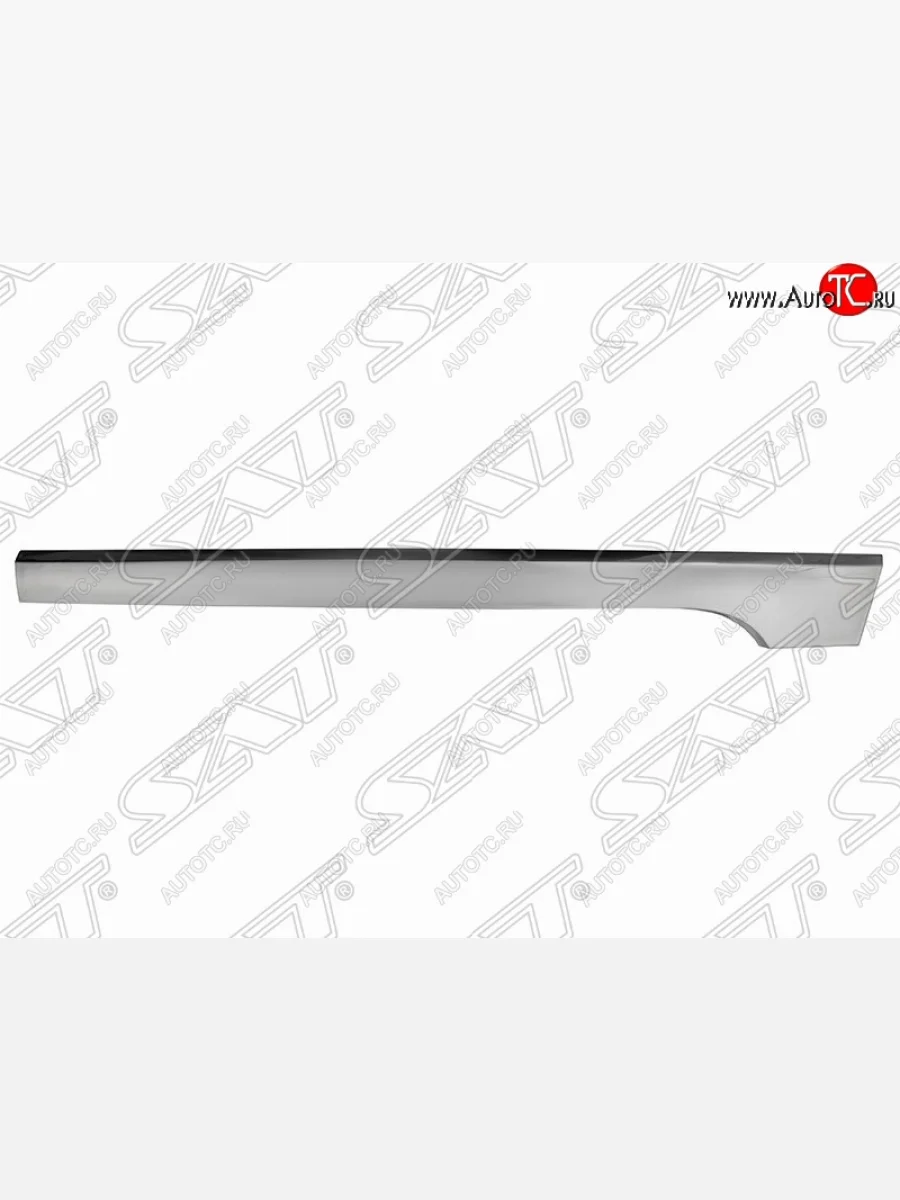 Правый молдинг заднего бампера (хром) SAT Volkswagen Touareg 2 NF рестайлинг (2014-2018)  в Самаре Самарской области