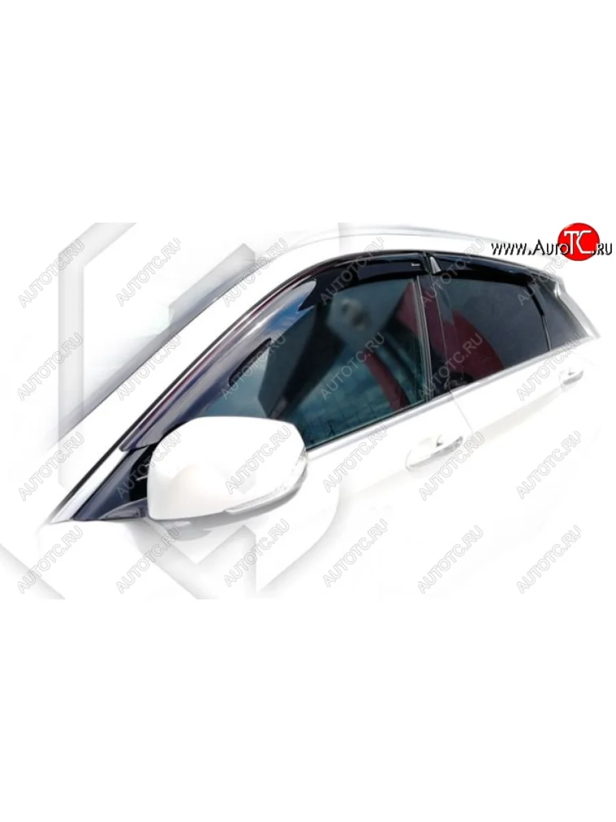 Дефлектора окон CA-Plastic INFINITI Qx50 J55 (2017-2022) (Classic полупрозрачный, Без хром.молдинга)  в Самаре Самарской области