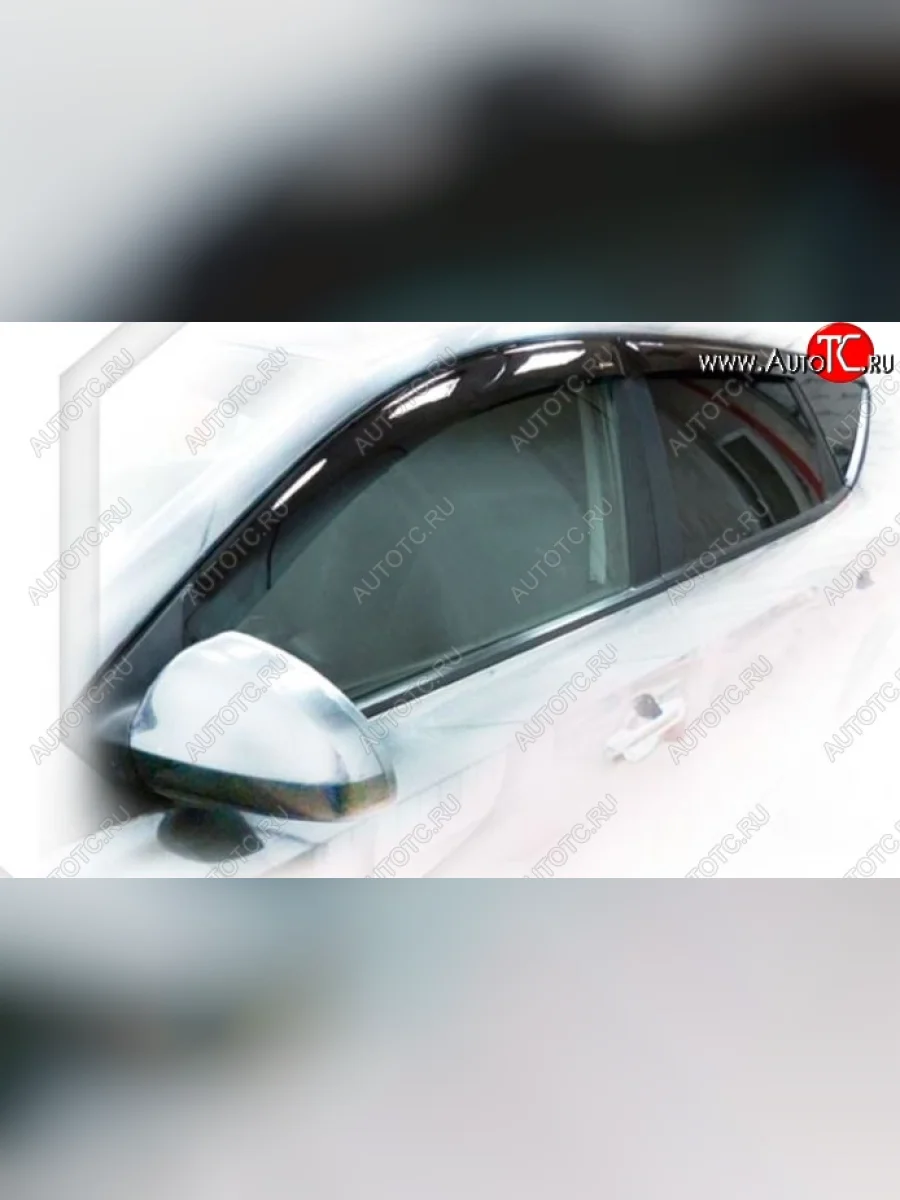 Дефлектора окон CA-Plastic KIA Ceed 1 ED дорестайлинг, хэтчбэк 5 дв. (2006-2010) (Classic полупрозрачный)  в Керчи Республика Крым