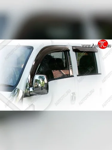 Дефлектора окон Double Cab CA-Plastiс (Classic полупрозрачный) KIA Bongo  4 PU (2004-2012) дорестайлинг