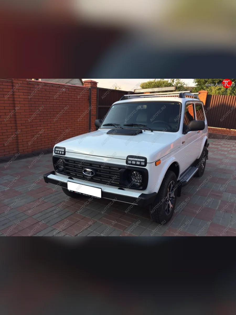 Дневные ходовые огни с поворотниками Тюн-Авто Revers Лада ВАЗ нива 4х4 2121 3 дв. 1-ый рестайлинг (2019-2021) (Поворотник в НИЖНЕЙ секции, рассеянный свет)  в Керчи Республика Крым