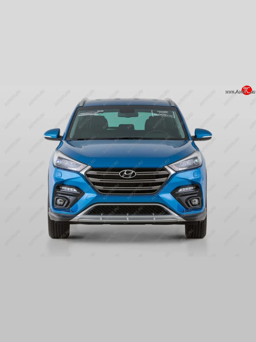 Передний бампер YT  Hyundai Tucson (2015-2018) TL (Неокрашенный)  в Самаре Самарской области