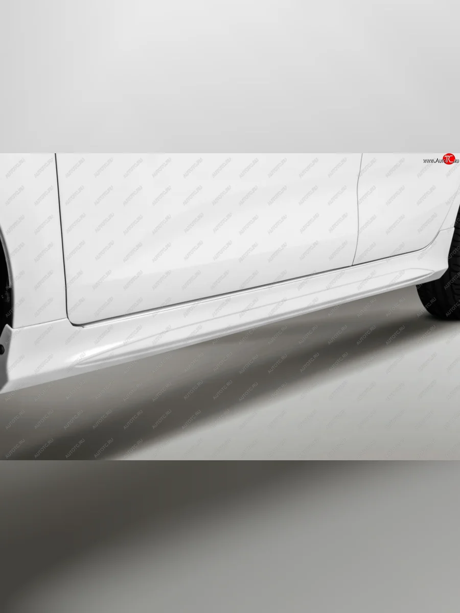 Пластиковые пороги Kudos KIA Rio 4 FB дорестайлинг седан (2016-2020) (Неокрашенные)  в Керчи Республика Крым