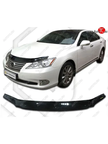 Дефлектор капота CA-Plastiс (Classic черный) Lexus ES350 XV40 дорестайлинг (2006-2009)