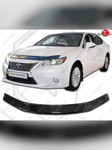 Дефлектор капота CA-Plastiс (Classic черный) Lexus ES250  XV60 (2012-2015) дорестайлинг